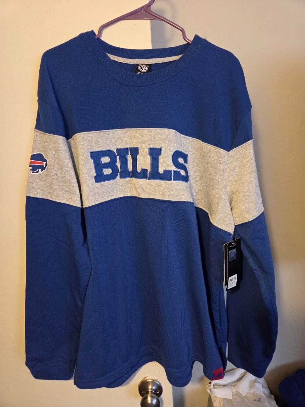 Mens Buffalo Bills sweatshirt size XL NFL NEW